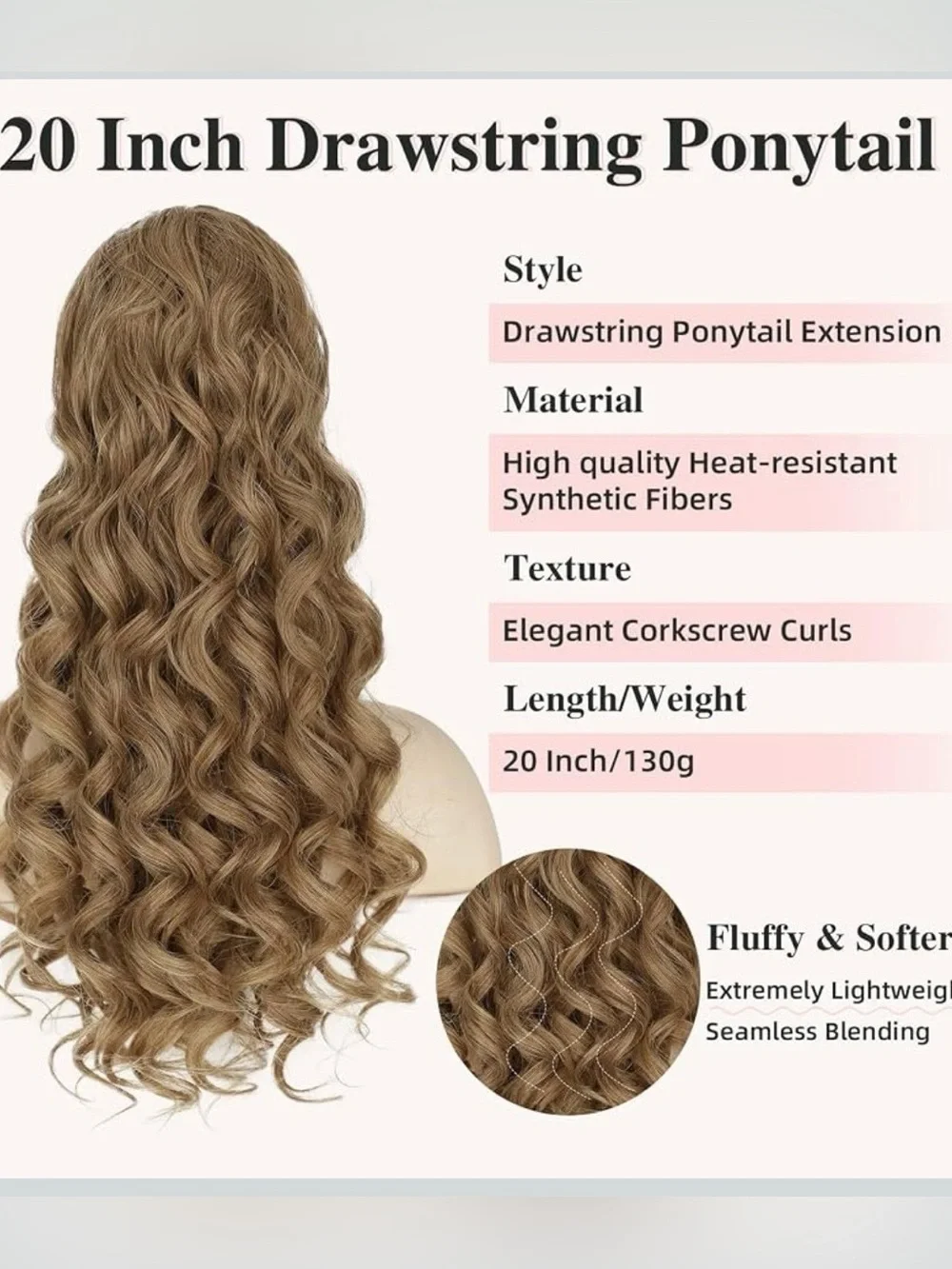 N/A ponytail extension